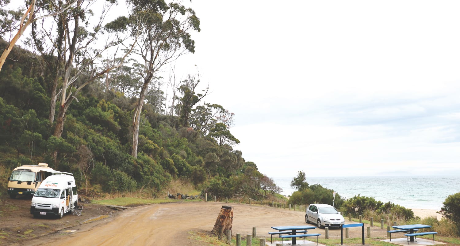 Tasmanien Campsite: Mayfield Bay Conservation Area