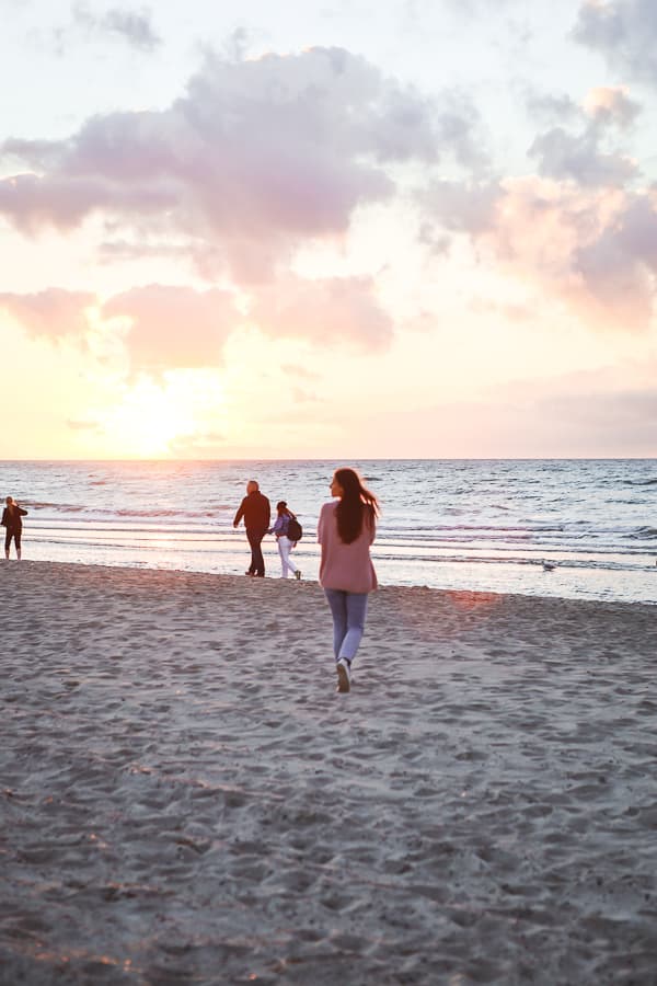 Mecklenburg-Vorpommern - Warnemünde Sonnenuntergang
