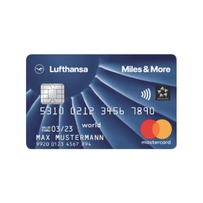 Meilen sammeln mit der Miles & More Blue Card