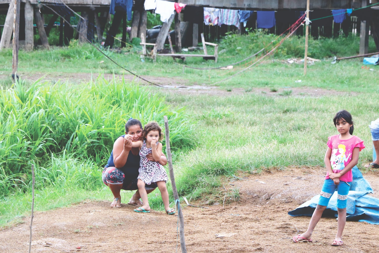 Einwohner im Amazonas Einwohner im Amazonas