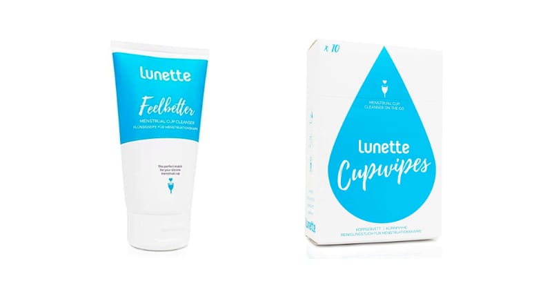 Periode auf Reisen: Seife und Tücher