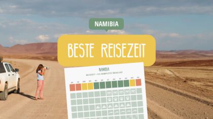 Beste Reisezeit für Namibia - Wetter, Klima, Regenzeit