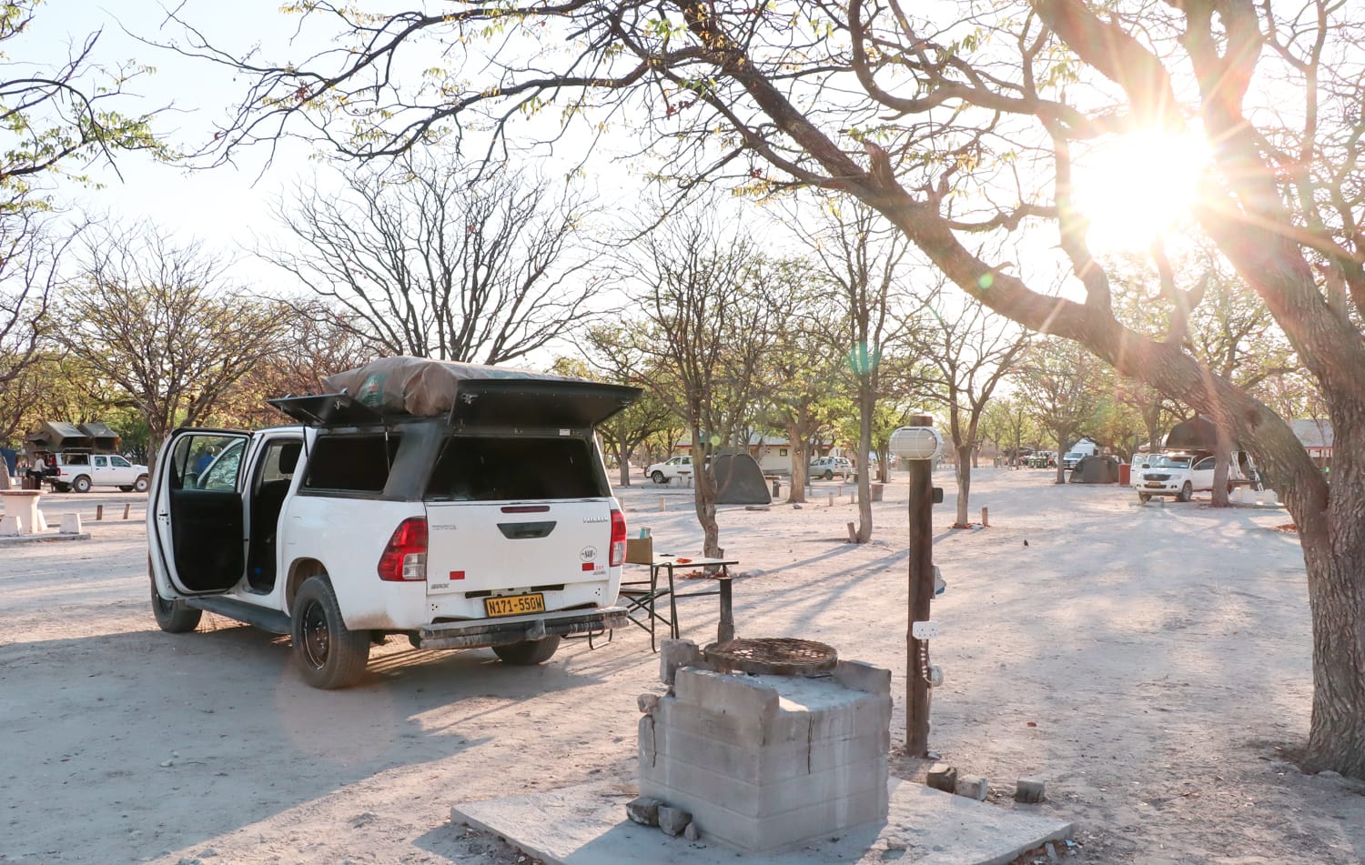 Namibia Campsite und Lodge: Etoscha Nationalpark Halali