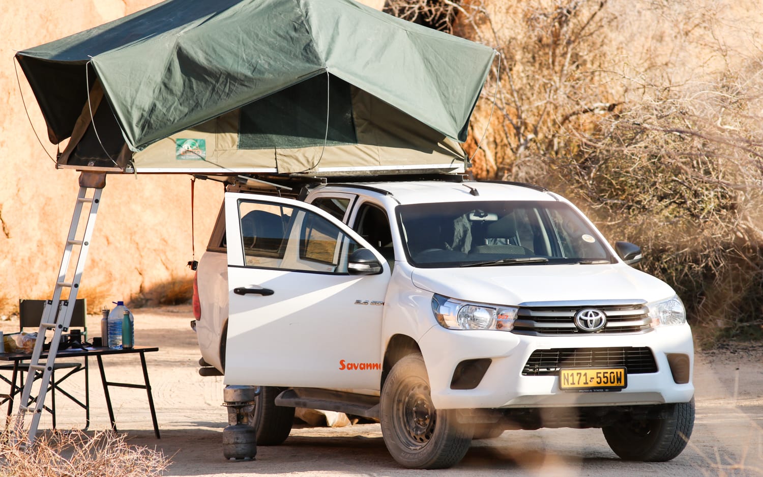 Namibia Campsite: Spitzkoppe 11b