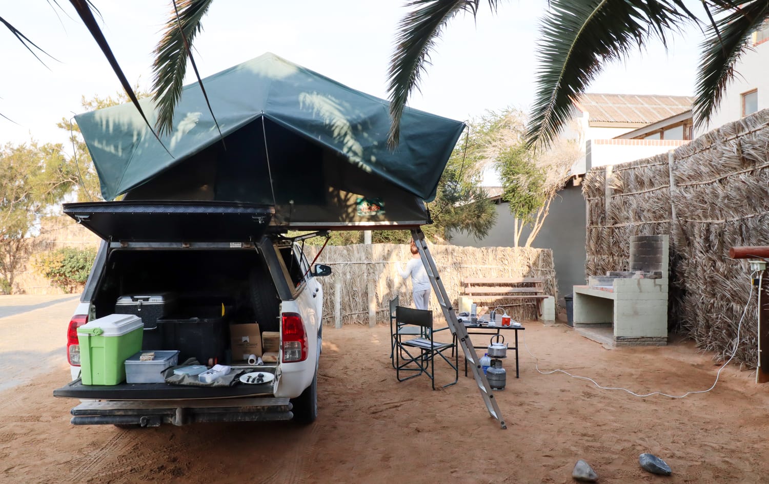 Namibia Campsite: Walvis Bay Lagoon Chalets Caravanpark