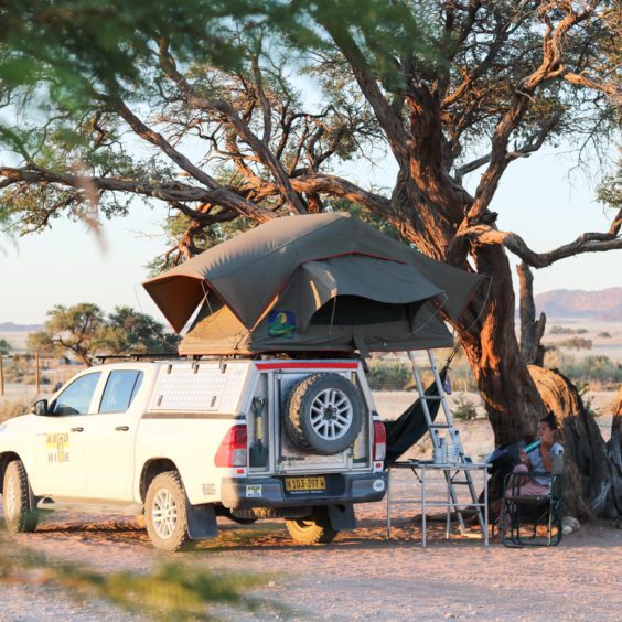 Namibia als Selbstfahrer: Tipps zu Mietwagen, Dachzelt und Camper