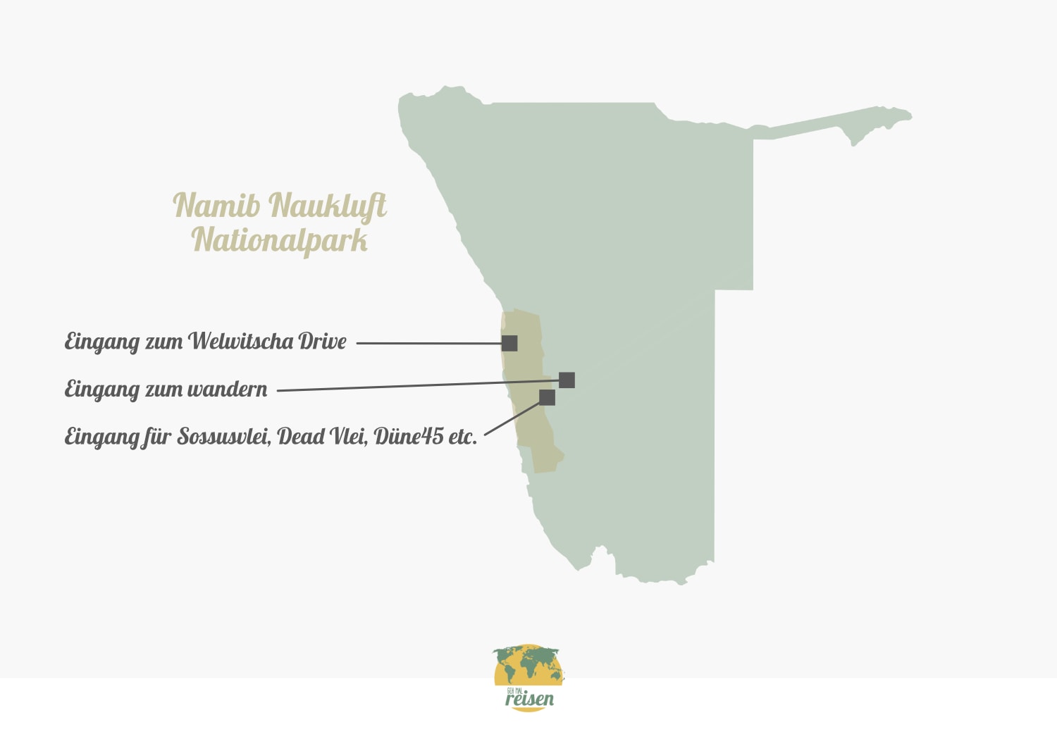 Namib Naukluft Nationalpark Eingänge Karte Namib Naukluft Nationalpark Eingänge Karte