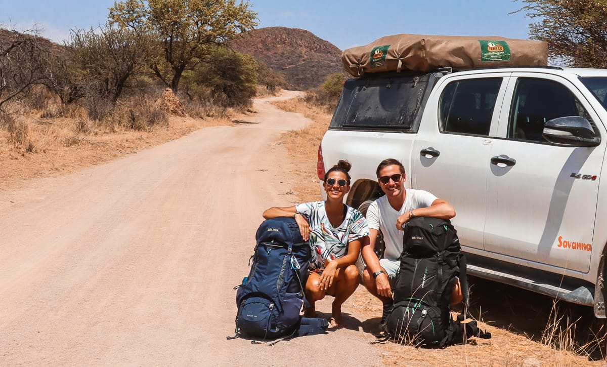 Namibia Packliste - Unsere Backpacks