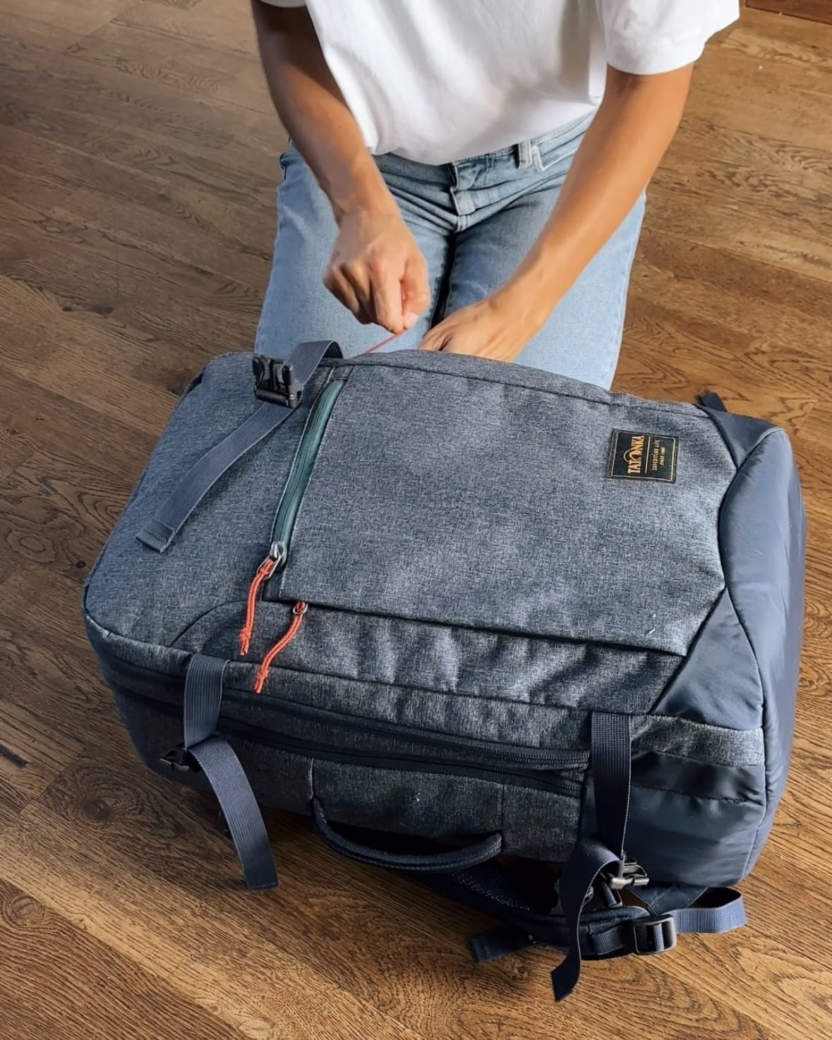 Handgepäckstück: Tatonka Traveller von oben