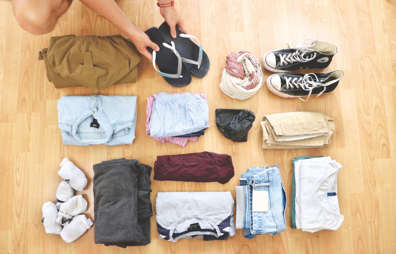 Packliste für Handgepäck mit Packtipps: Kleidung