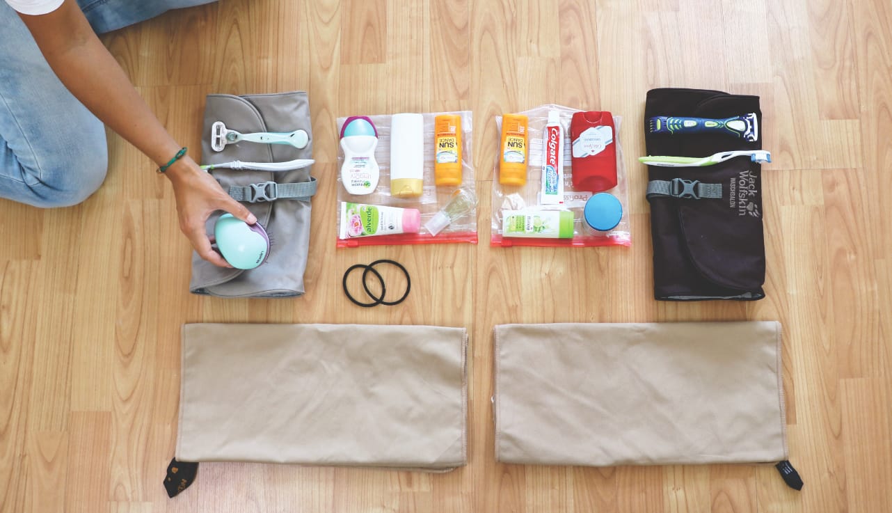 Packliste für Handgepäck mit Packtipps: Kulturbeutel