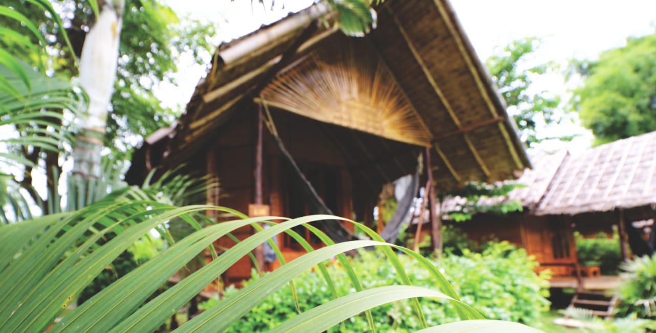 Unser Bungalow in Pai - außen Unser Bungalow in Pai - außen