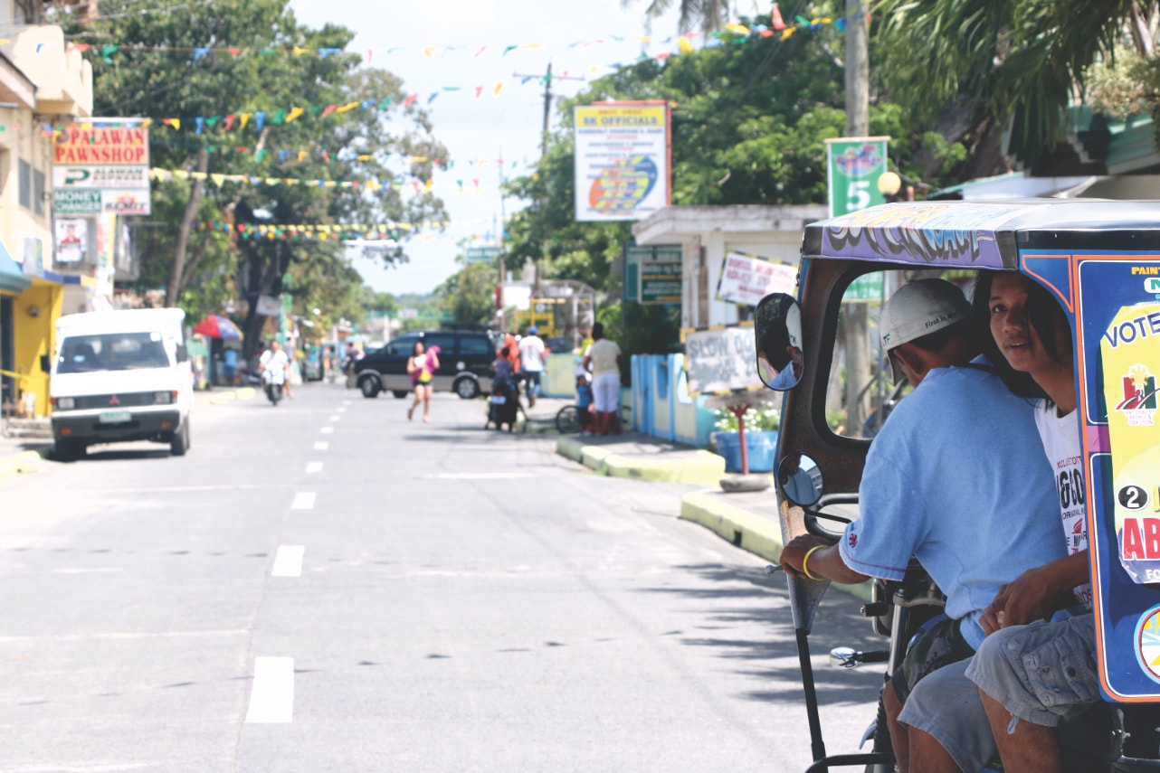 Im Dorf Donsol auf den Philippinen
