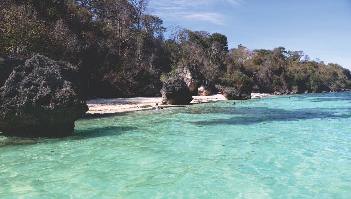 Kagusan Strand auf Siquijor Kagusan Strand auf Siquijor