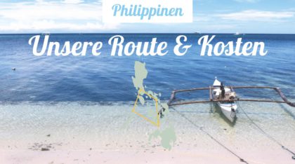 Philippinen - Kosten und Reiseroute