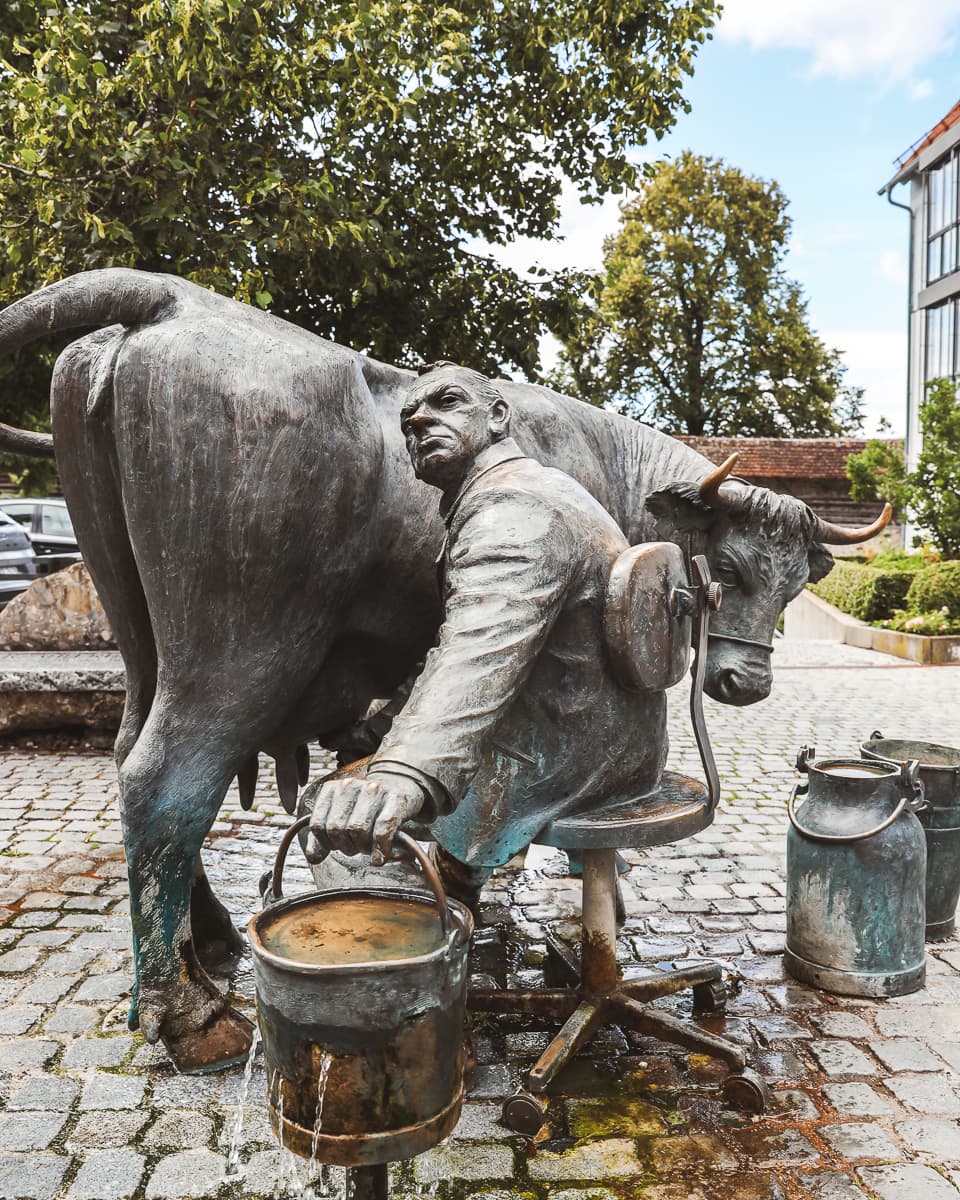 Radweg - Baden-Württemberg - Isny Steuerzahlerbrunnen