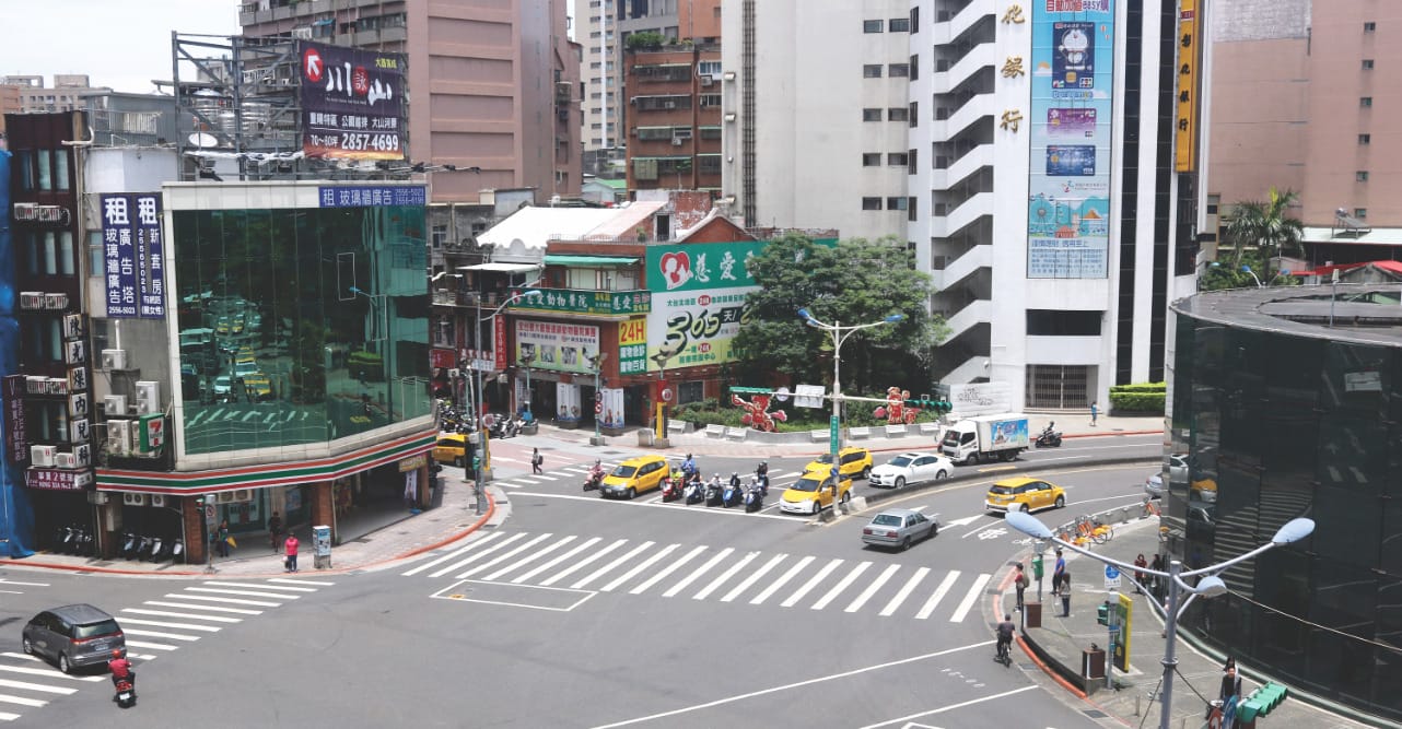 Ausblick vom Hostel in Taipei Ausblick vom Hostel in Taipei