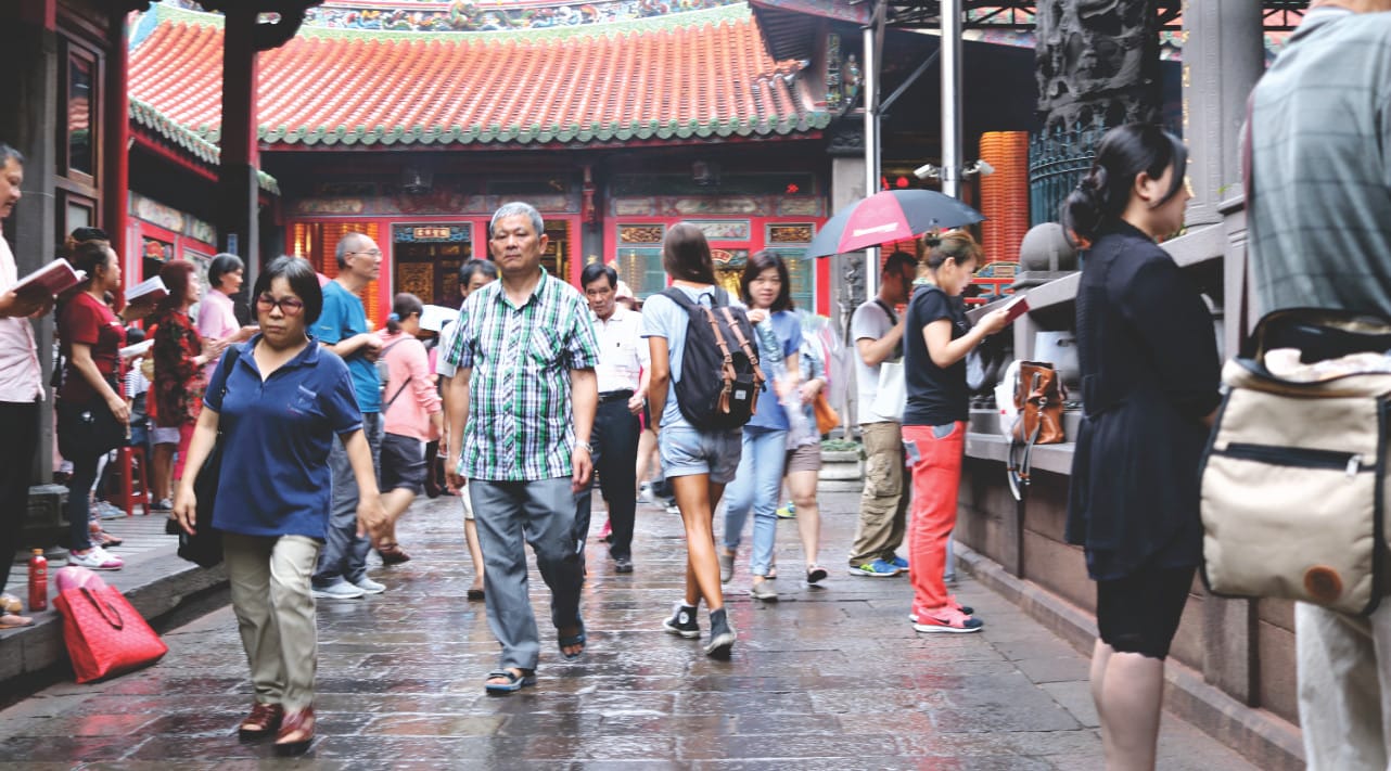 Sehensüwrdigkeiten Taipei - Longshan Tempel Sehensüwrdigkeiten Taipei - Longshan Tempel