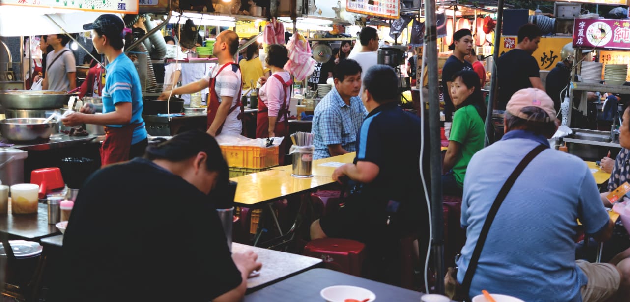 Nachtmarkt in Taipei
