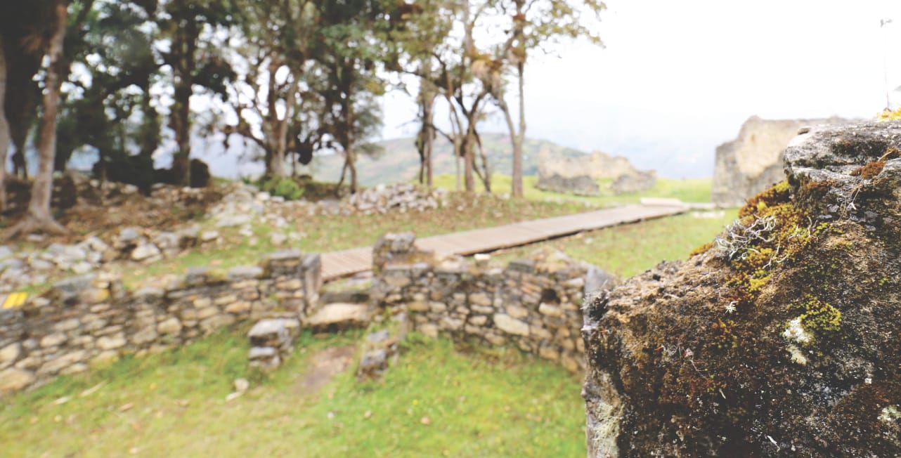 Kuelap - Überreste von Haus