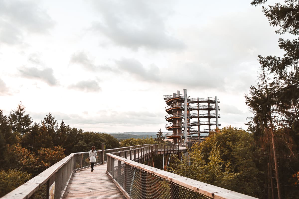 Saarland - Baumwipfelpfad an der Saarschleife