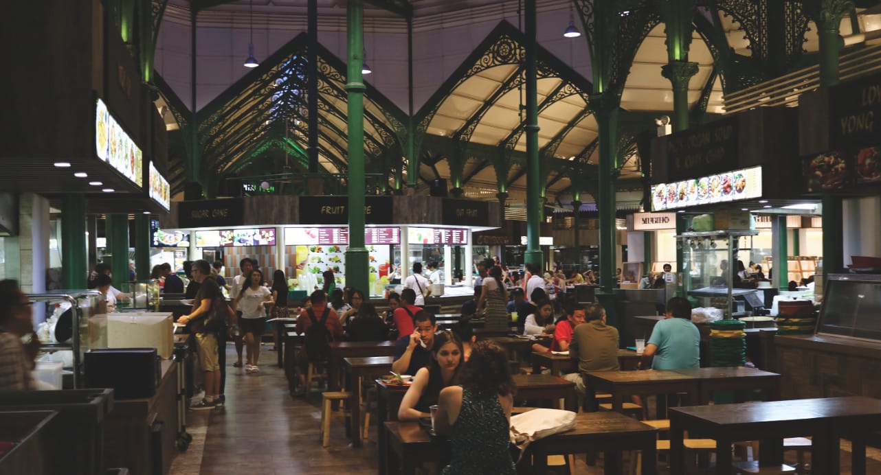 Food Court in Singapur Food Court in Singapur