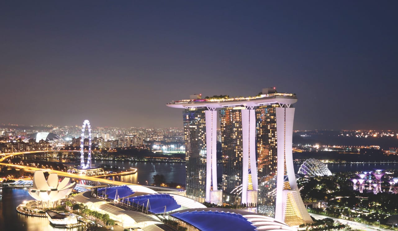 Reisebericht Singapur: Marina Bay bei Nacht Reisebericht Singapur: Marina Bay bei Nacht