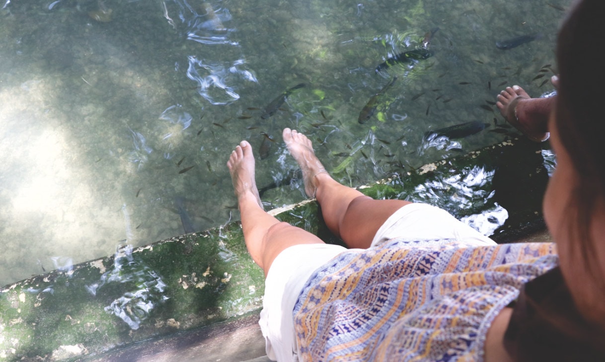 Fußspa auf Siquijor Fußspa auf Siquijor