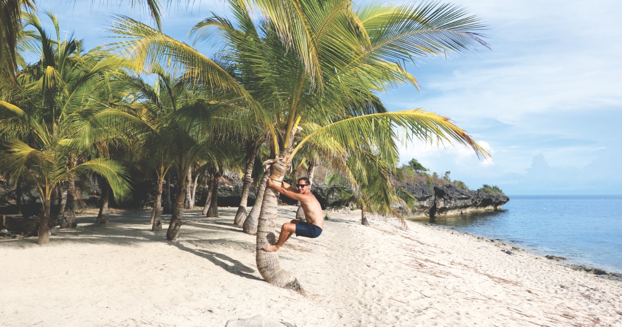 Palmenstrand auf Siquijor Palmenstrand auf Siquijor