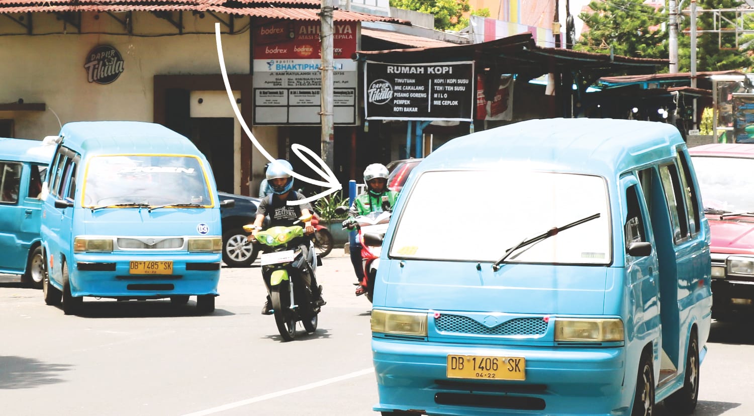 Fortbewegung auf Sulawesi - Tipps - Gojek und Ojek