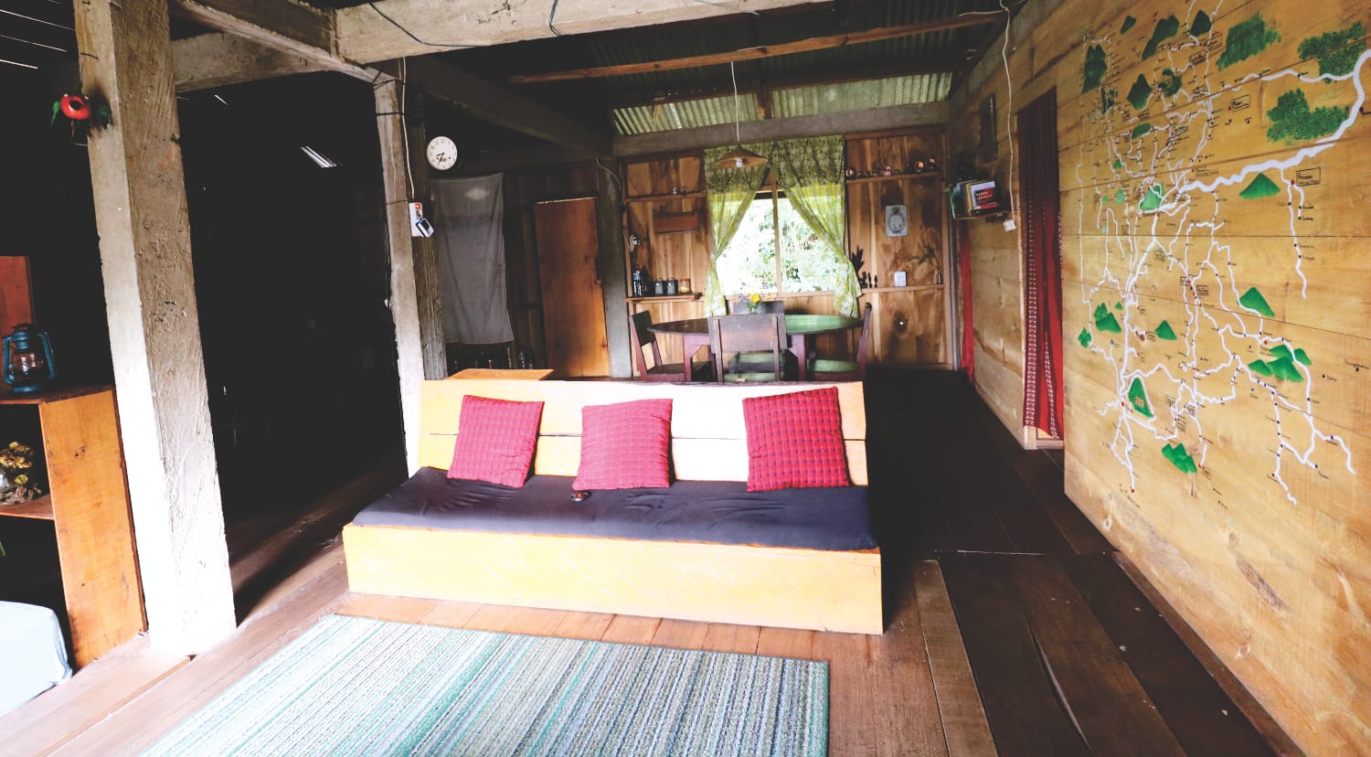 Sulawesi Unterkunft - Tana Toraja - Homestay - Gemeinschaftsraum