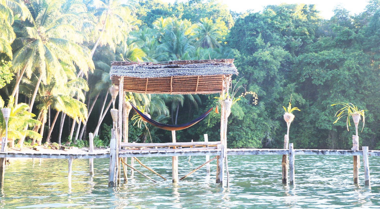 Sulawesi Unterkunft - Poki Poki - Bungalow am Strand - Togian Inseln