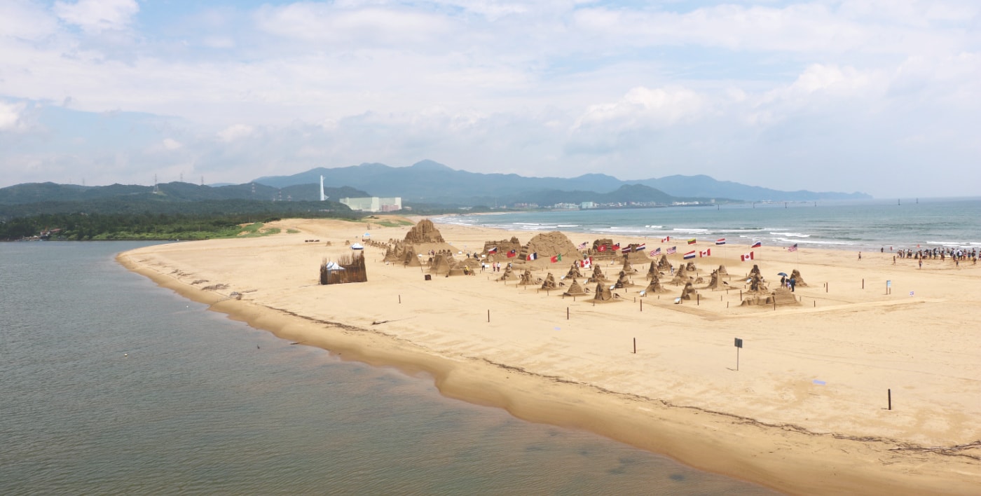 Taiwan Sehenswürdigkeiten: Fulong Strand Taiwan Sehenswürdigkeiten: Fulong Strand