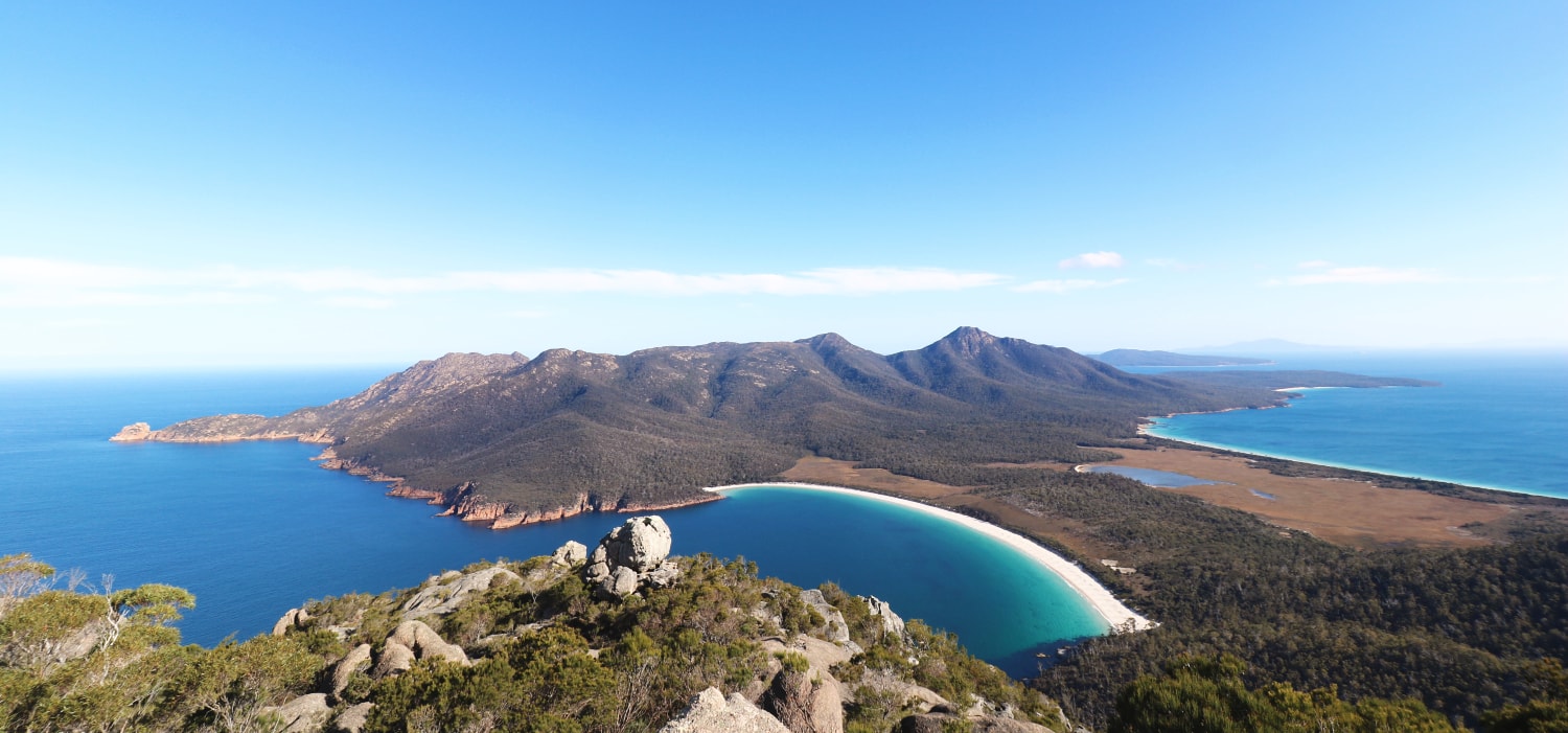 Wineglass Bay auf Tasmanien