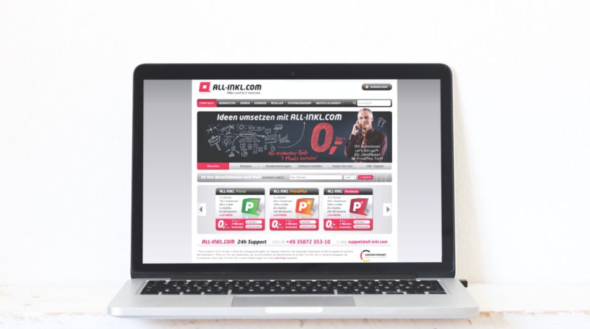 Technik Ausrüstung Blogger und Vlogger: All-inkl Host