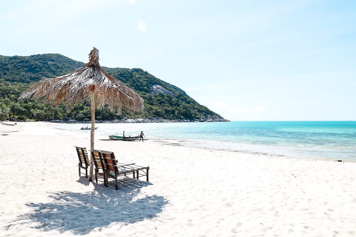 Thailand Unterkunft: Bottle Beach auf Phangan - Strand
