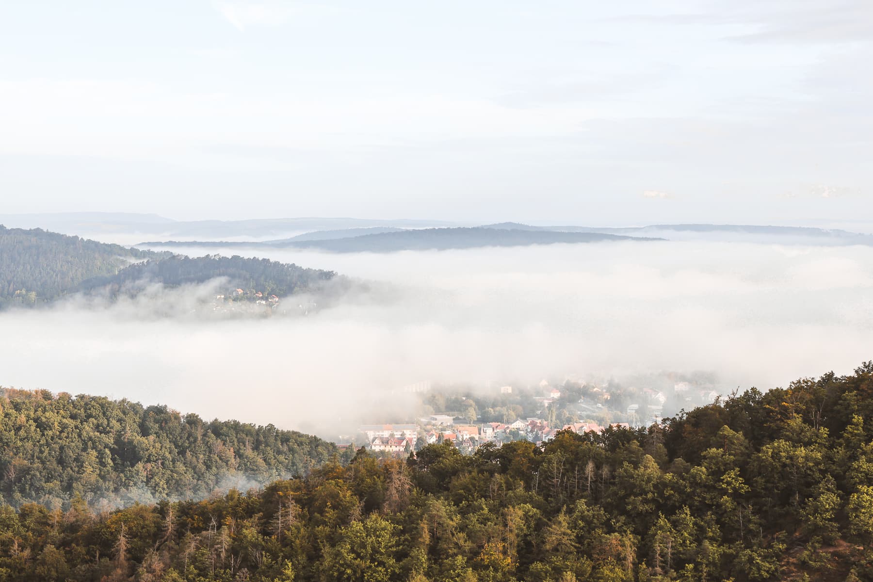 Nebel über Eisanach