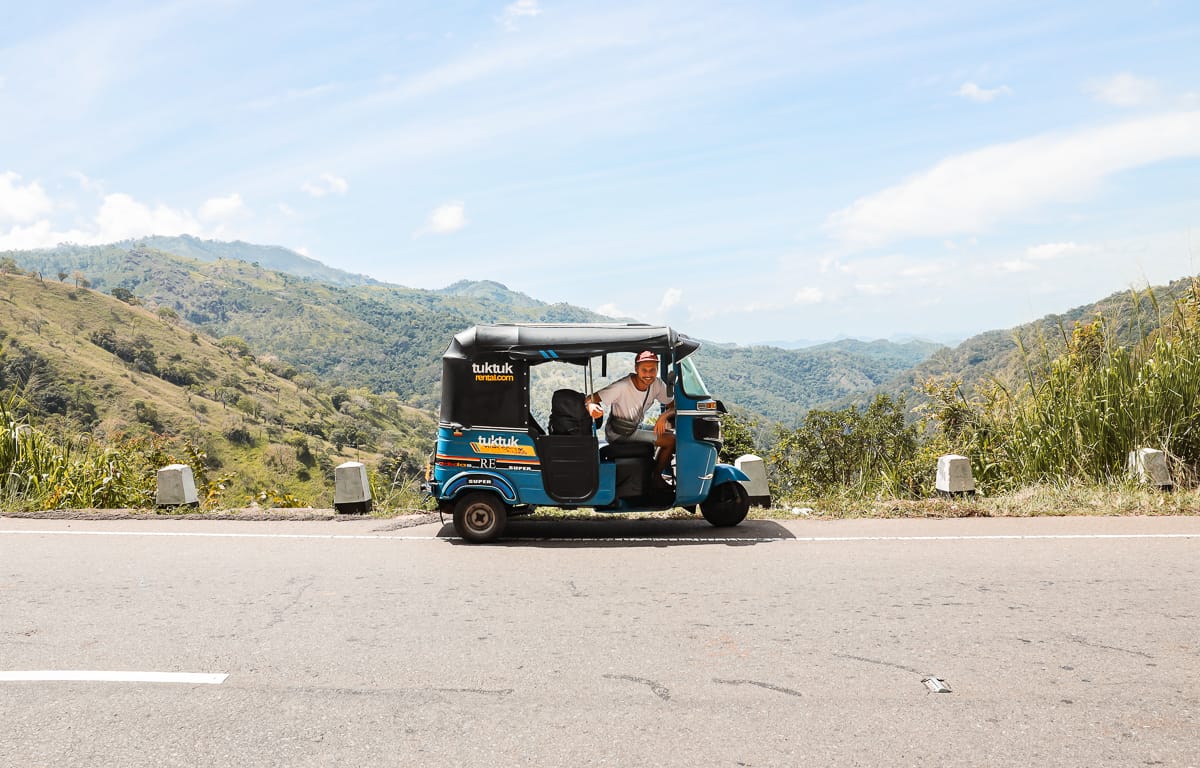 Sri Lanka - TukTuk mieten - Roadtrip mit TukTuk Rental - Berge