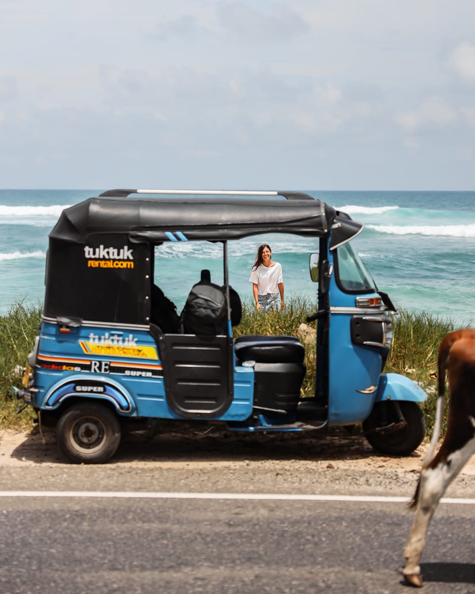 Sri Lanka - TukTuk mieten - Roadtrip mit TukTuk Rental - Meer