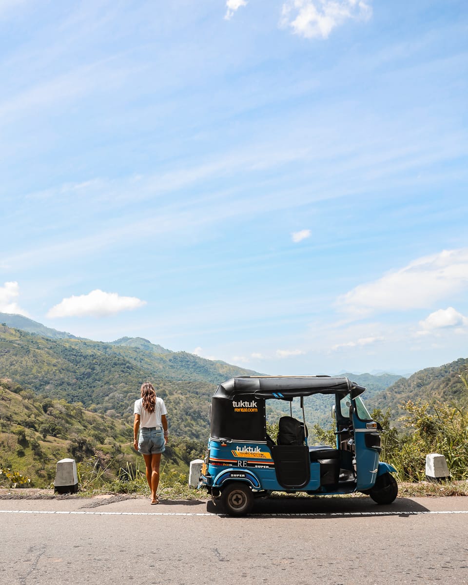 Sri Lanka - TukTuk mieten - Roadtrip mit TukTuk Rental - Aussicht