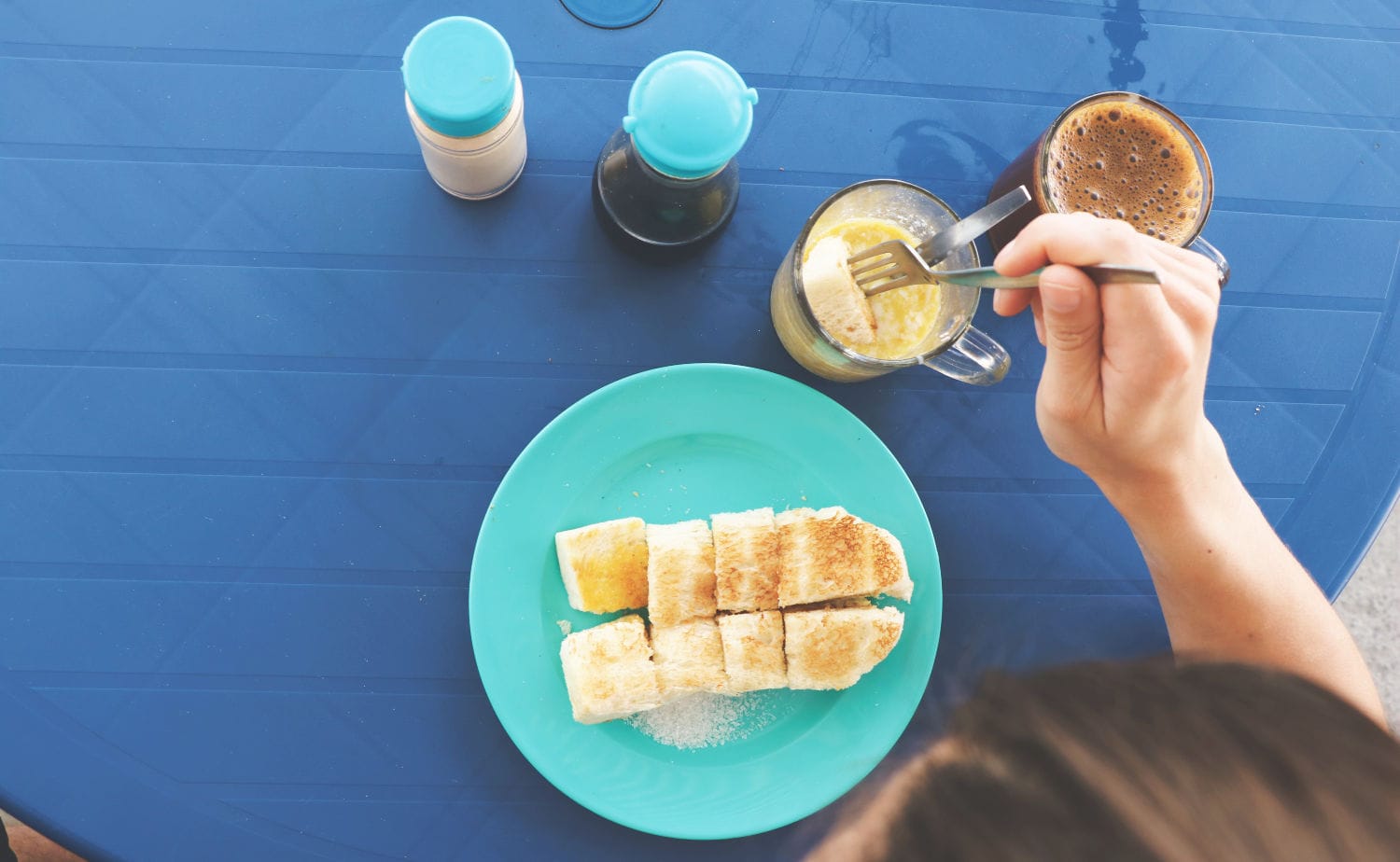 typisches Essen in Malaysia Roti Bakar