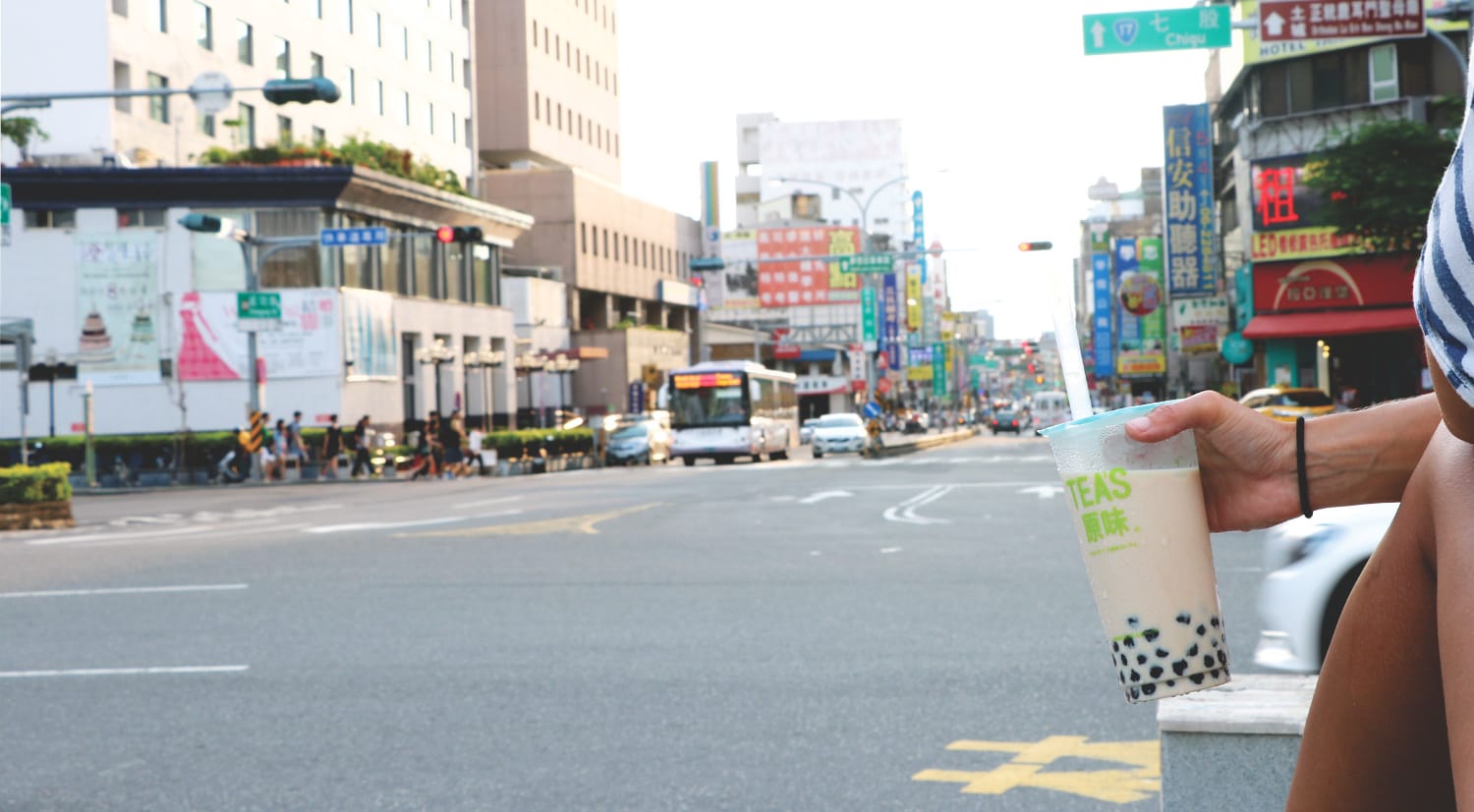 Typisches Essen in Taiwan - Bubble Tea
