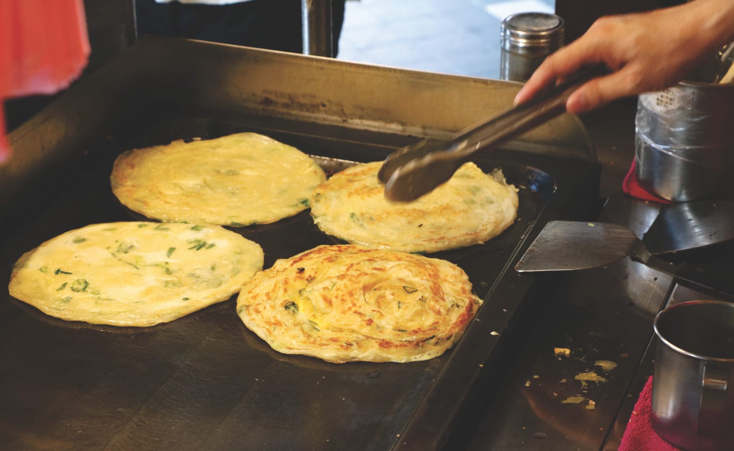 Typisches Essen in Taiwan - Chinese Pancake