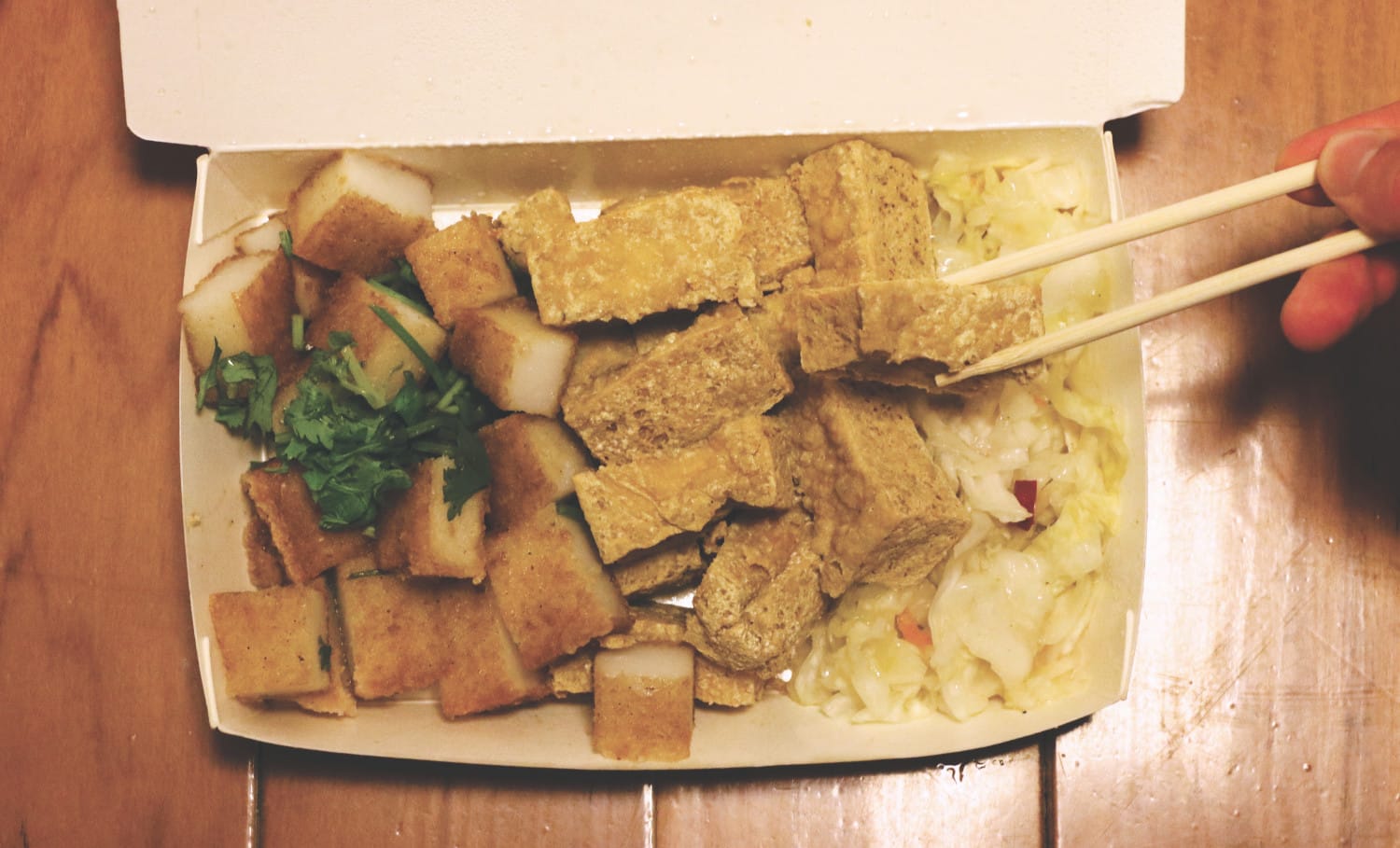 Typisches Essen in Taiwan - Stink Tofu