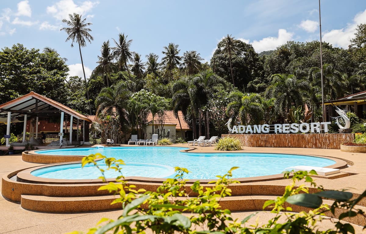 Thailand - Unterkunft auf Koh Adang - Pool des Adang Island Resort
