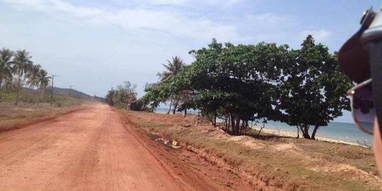 Dirt Road auf Phu Quoc in Vietnam