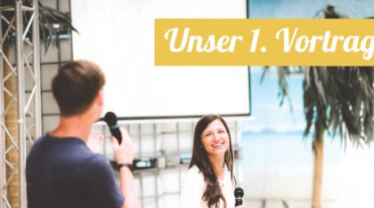 Unser erster Vortrag beim Travel Festival