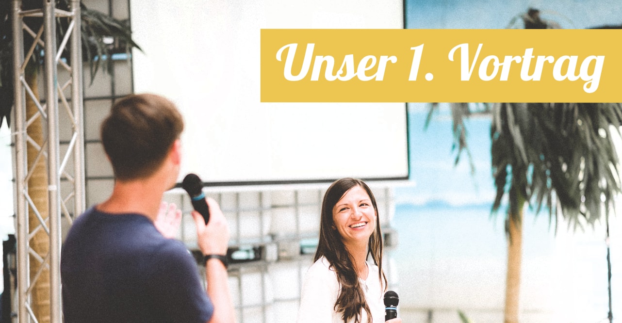 Unser erster Vortrag beim Travel Festival