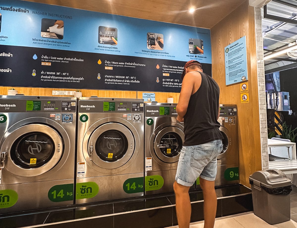 Wäsche waschen auf Weltreise