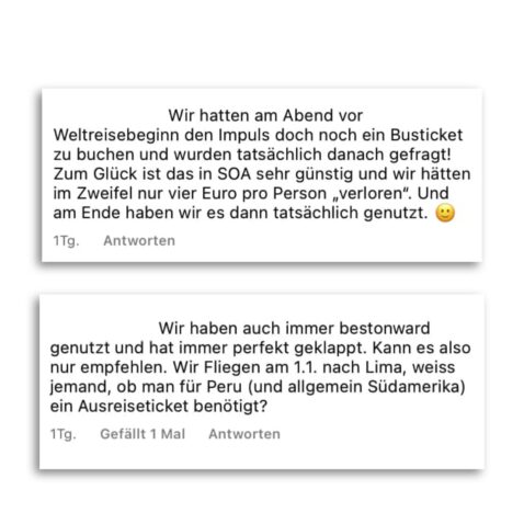 Weiterreiseticket Erfahrung